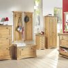 Schränke Home affaire Home affaire Schuhtruhe »Rustic« aus massiver Kiefer - 49 cm Sitzhöhe mit Kassetenoptik & FSC®-Zertifizierung | Landhaus Schuhbank mit Stauraum natur