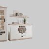 Home affaire Home affaire Wohnwand »Florenz 9« (4-teiliges Set) – Landhaus-Vitrinen, Sideboard & Regal in Pinie-weiß | FSC®-zertifiziert Wohnwände
