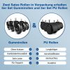 Homimaster Ergonomischer Bürostuhl – Verstellbare Kopfstütze, 90° Klappbare Armlehnen, Lendenwirbelstütze, Höhenverstellbarer Mesh Chefsessel bis 150 kg Bürostuhl-C Stühle Homimaster