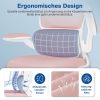 Stühle Homimaster Homimaster Ergonomischer Bürostuhl – Verstellbare Kopfstütze, 90° Klappbare Armlehnen, Lendenwirbelstütze, Höhenverstellbarer Mesh Chefsessel bis 150 kg Bürostuhl-D