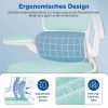 Homimaster Ergonomischer Bürostuhl – Verstellbare Kopfstütze, 90° Klappbare Armlehnen, Lendenwirbelstütze, Höhenverstellbarer Mesh Chefsessel bis 150 kg Bürostuhl-G Homimaster Stühle