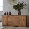 INOSIGN INOSIGN Sideboard »PARIS« 150cm | Moderne grifflose Kommode mit Push-to-open & variablen Fächern | Ideal für Wohnzimmer & Essbereich eichefarbe Kommoden & Sideboards