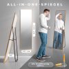 JOULISE Premium Ganzkörperspiegel – Standspiegel & Wandspiegel mit Rahmen (193x66cm) in Gold/Schwarz | High-Definition Spiegelglas Gold Dekoration JOULISE