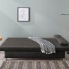 Jockenhu00F6fer Gruppe Sofas Jockenhöfer Gruppe Convertible Sofa Bed with Storage | Gray Modern Sleeper Sofa | 120x191cm Sleeping Surface dunkelgrau