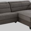 Jockenhöfer Gruppe Ecksofa Double One L-Form – Elektromotorische Relaxfunktion, USB-Ladestation & Lederoptik | 120cm Sitzbreite grau Jockenhu00F6fer Gruppe Sofas