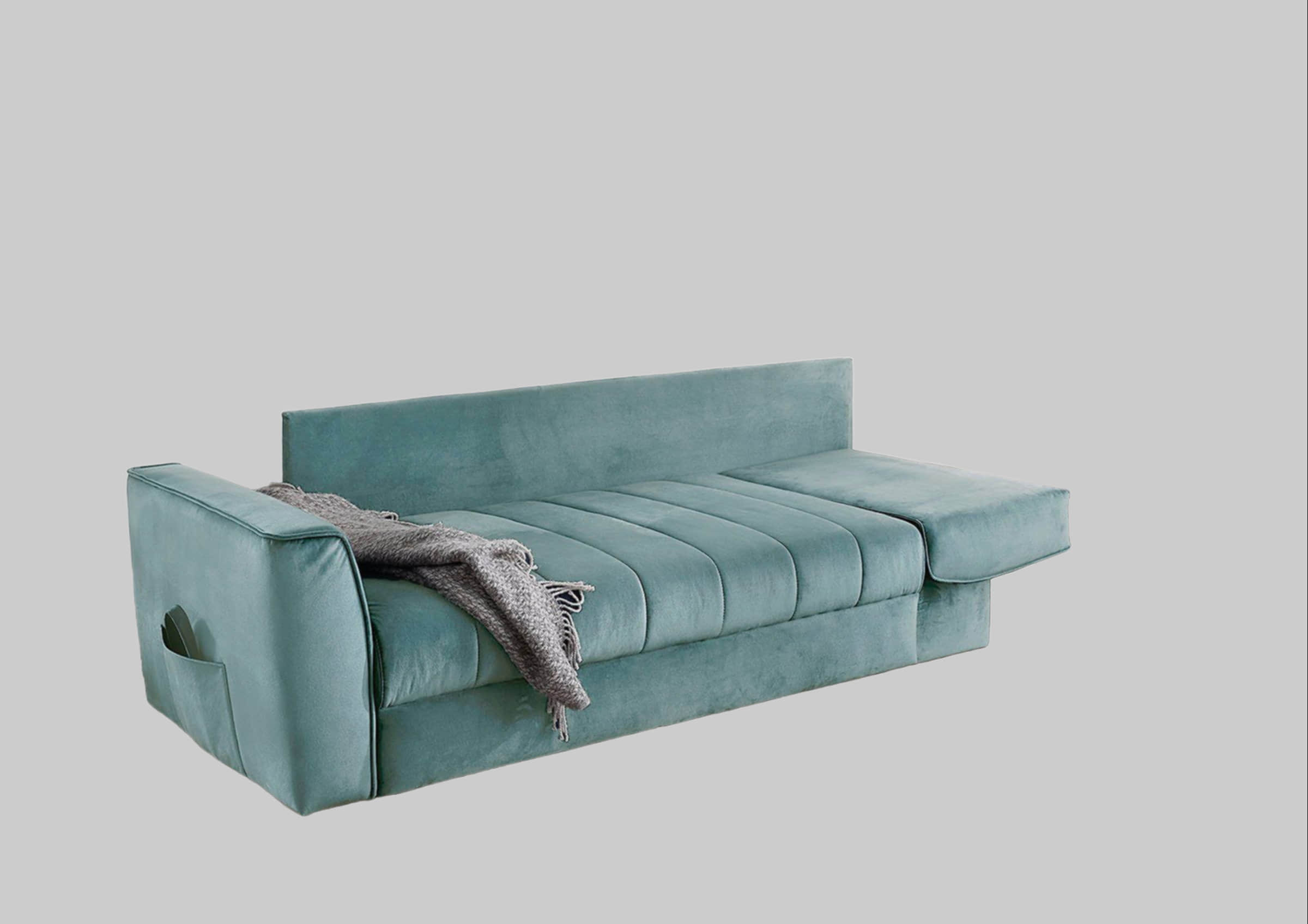 Sofas Jockenhu00F6fer Gruppe Jockenhöfer Gruppe 'Rick' Convertible Sofa Bed | Space-Saving 3-in-1 Design with Guest Bed Function & Premium Coil Spring Cushioning petrol