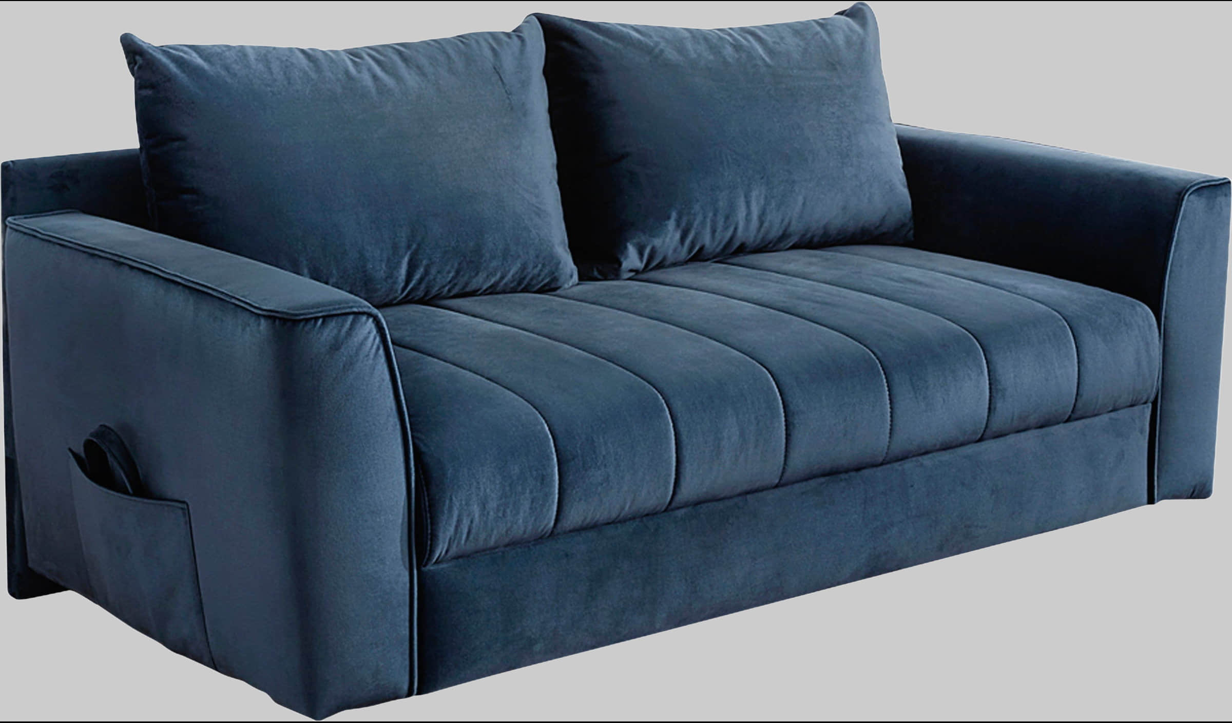 Jockenhöfer Gruppe 'Rick' Convertible Sofa Bed | Space-Saving 3-in-1 Design with Guest Bed Function & Premium Coil Spring Cushioning dunkelblau Sofas Jockenhu00F6fer Gruppe