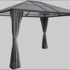 KONIFERA Pavillon Aruba 2.0 - Weatherproof Garden Pavilion with Polycarbonate Roof & 4 Side Panels (300x300cm/365x300cm) KONIFERA Gartenmöbel