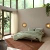 Karup Design Betten Karup Design JAPAN BED - Massivholzbett aus Kiefer | Futonbett & Bodenbett (160×200 cm) mit Lattenrost | Jugendbett & Doppelbett ohne Kopfteil Kiefer Car