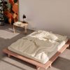 Karup Design JAPAN BED - Massivholzbett aus Kiefer | Futonbett & Bodenbett (160×200 cm) mit Lattenrost | Jugendbett & Doppelbett ohne Kopfteil Kiefer Pin Karup Design Betten