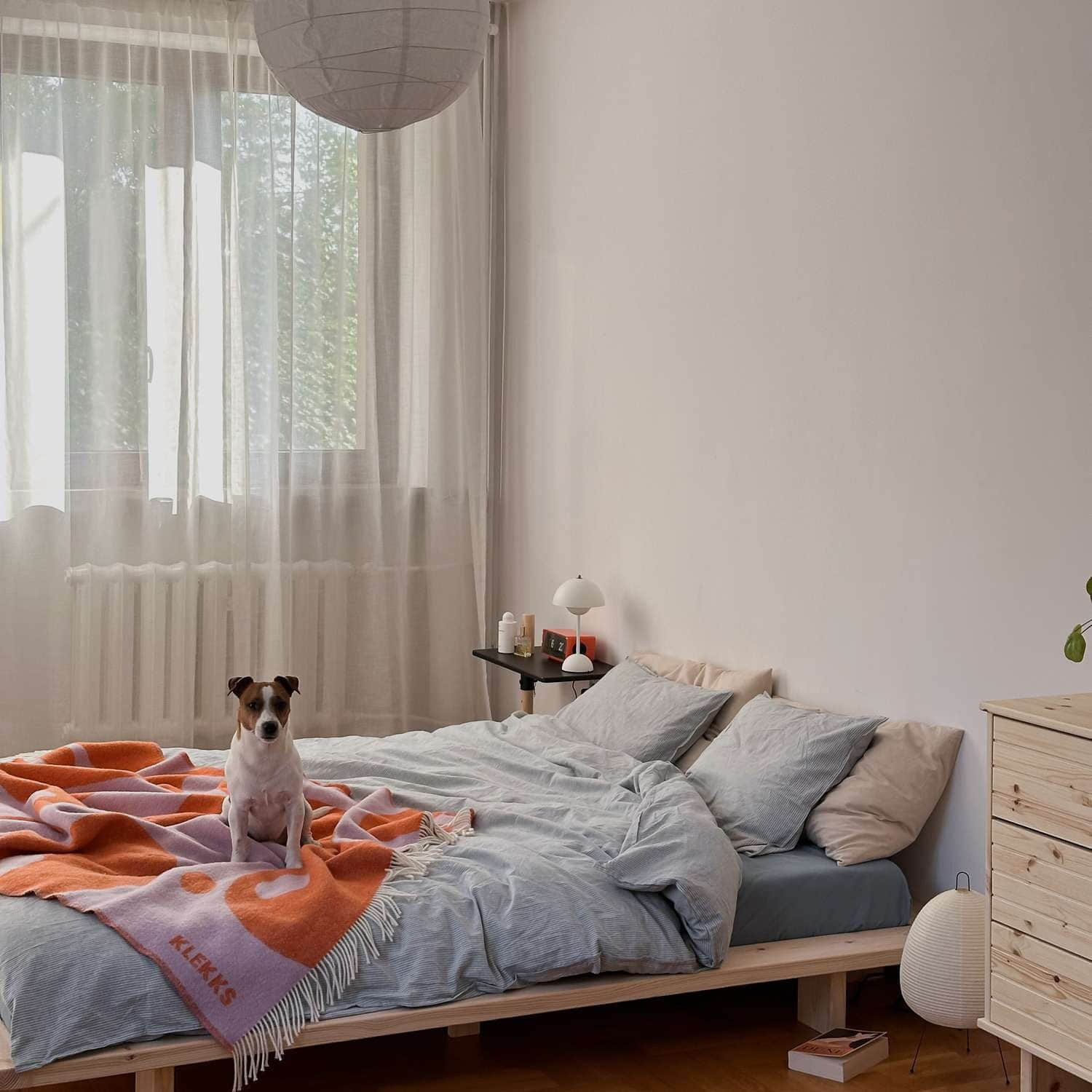 Karup Design Betten Karup Design JAPAN BED - Massivholzbett aus Kiefer | Futonbett & Bodenbett (160×200 cm) mit Lattenrost | Jugendbett & Doppelbett ohne Kopfteil Kiefer Car