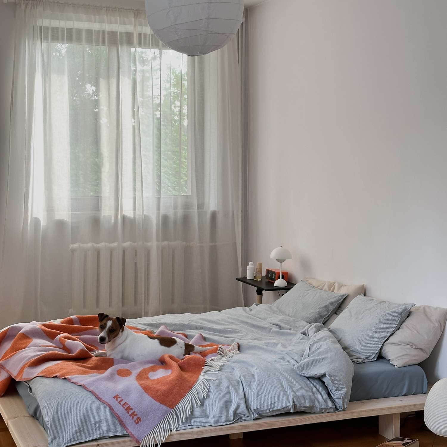 Betten Karup Design Karup Design JAPAN BED - Massivholzbett aus Kiefer | Futonbett & Bodenbett (160×200 cm) mit Lattenrost | Jugendbett & Doppelbett ohne Kopfteil Kiefer Raw
