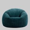 icon Kingston Cord Bean Bag 'Classic' 85x50cm – Premium German-Made Sitzsack for Adults & Kids | Navy Blue Ergonomic Lounge Chair with Washable Cover blaugrün Sessel