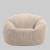 Kingston Cord Bean Bag 'Classic' 85x50cm – Premium German-Made Sitzsack for Adults & Kids | Navy Blue Ergonomic Lounge Chair with Washable Cover beige Sessel icon