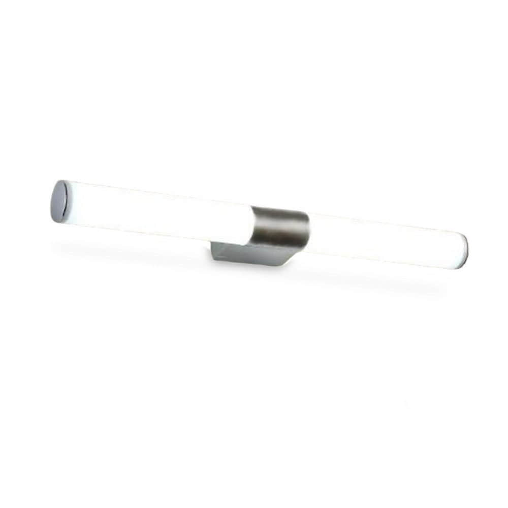 LETGOSPT LETGOSPT LED Spiegelleuchte 22W Badlampe - Edelstahl Wandleuchte 55cm mit verstellbarem Arm (270°) - Opalglas Diffusor - Kaltweiß/Warmweiß - Spritzwassergeschützt IP44 - Für Spiegel & Schminktisch Kalteweiß Lampen