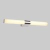 Lampen LETGOSPT LETGOSPT LED Spiegelleuchte 22W Badlampe - Edelstahl Wandleuchte 55cm mit verstellbarem Arm (270°) - Opalglas Diffusor - Kaltweiß/Warmweiß - Spritzwassergeschützt IP44 - Für Spiegel & Schminktisch Warmweiß