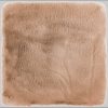 LUXOR living LUXOR living Dekokissen Novara | Premium Kunstfell-Kissen 40x40 cm | Ultra-weich mit Füllung | 12 Farben | Waschbar | Für Sofa & Bett braun Dekoration