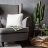 LUXOR living Dekokissen Novara | Premium Kunstfell-Kissen 40x40 cm | Ultra-weich mit Füllung | 12 Farben | Waschbar | Für Sofa & Bett weiß Dekoration LUXOR living