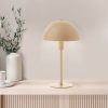 LeGer Home by Lena Gercke Linnea Mushroom Table Lamp - 35.5cm Red Glossy Metal Base, E14 Socket (Bulb Not Included) | Modern Desk & Accent Lighting caramel matt Lampen LeGer Home by Lena Gercke