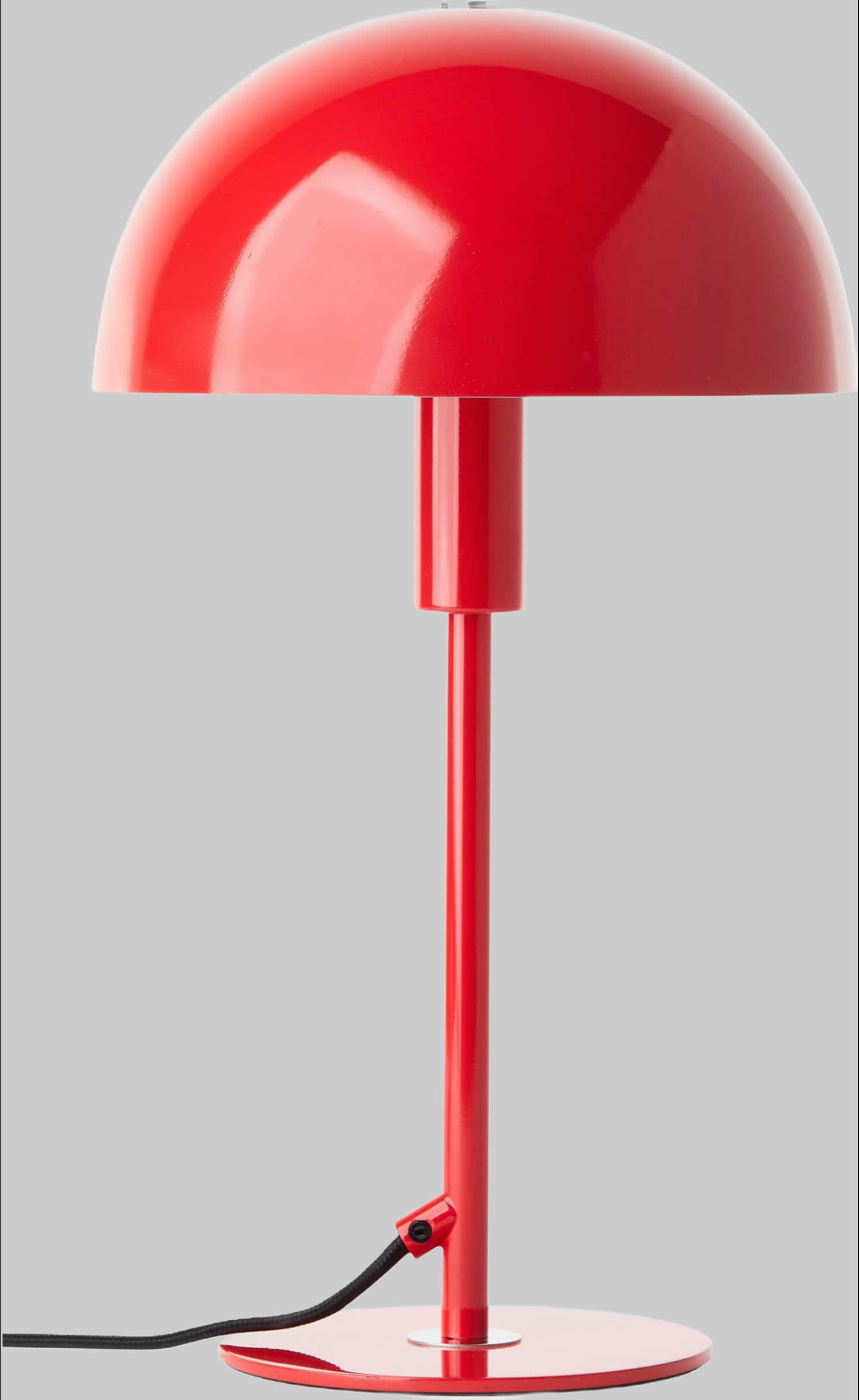 LeGer Home by Lena Gercke Linnea Mushroom Table Lamp - 35.5cm Red Glossy Metal Base, E14 Socket (Bulb Not Included) | Modern Desk & Accent Lighting rot glänze Lampen LeGer Home by Lena Gercke