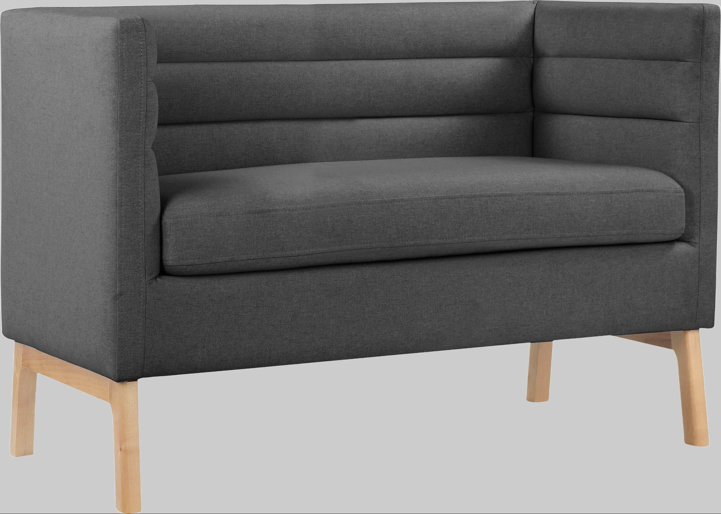 LeGer Home by Lena Gercke Sitzbänke LeGer Home by Lena Gercke Sitzbank »Isaline« – Moderne Stoffbank in 4 Farben & 3 Größen (80/120/160 cm) mit 48 cm Sitzhöhe | Hochwertige Polsterbank mit Holzfüßen anthrazit