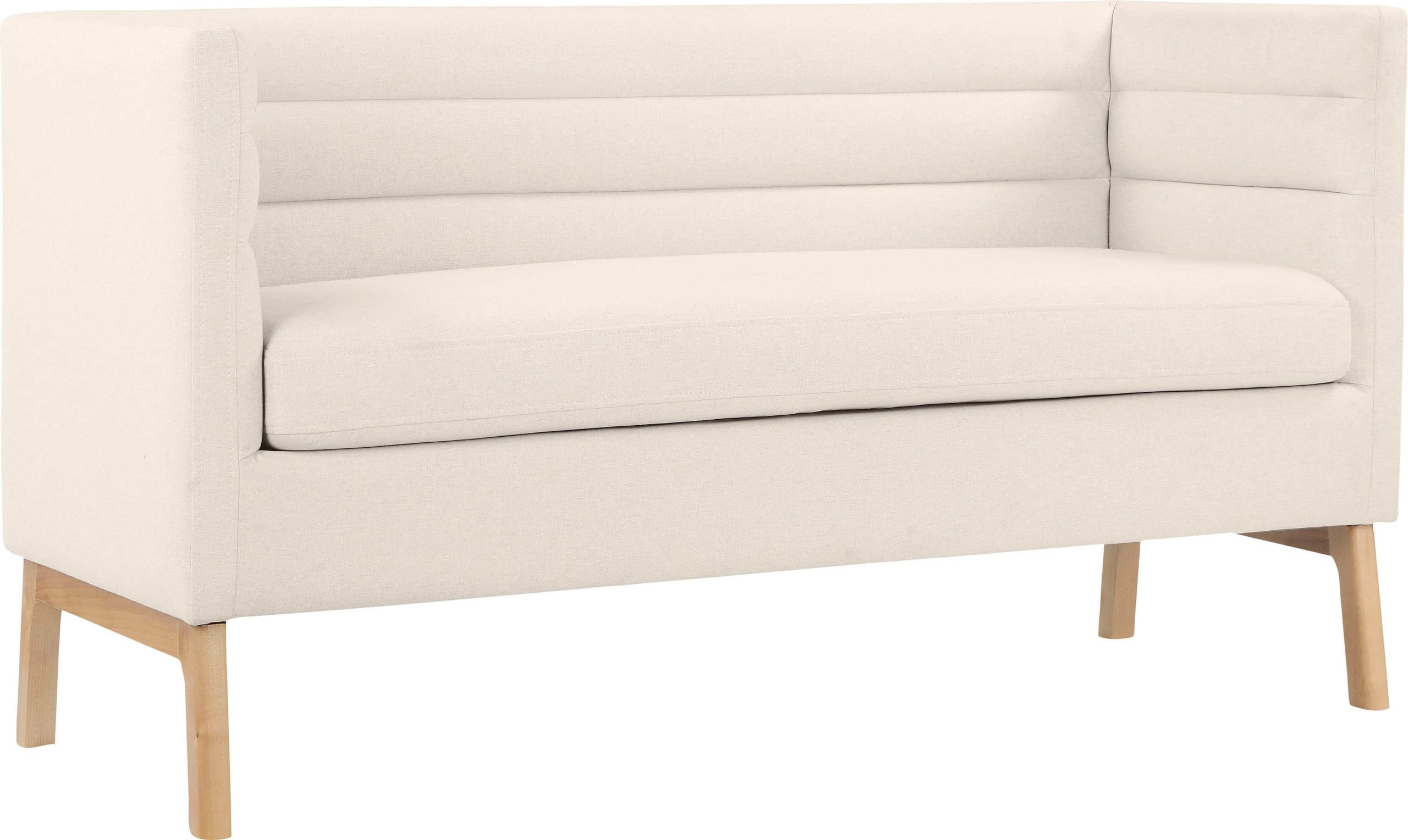 LeGer Home by Lena Gercke Sitzbank »Isaline« – Moderne Stoffbank in 4 Farben & 3 Größen (80/120/160 cm) mit 48 cm Sitzhöhe | Hochwertige Polsterbank mit Holzfüßen creme LeGer Home by Lena Gercke Sitzbänke