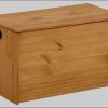 Aufbewahrung Lu00FCttenhu00FCtt Lüttenhütt Alpi Toy Chest (1-Piece) – Solid Pine Wood, 40cm Height, Secure Lid Holder, Multiple Colors – Scandinavian Kids' Storage Solution natur gebe