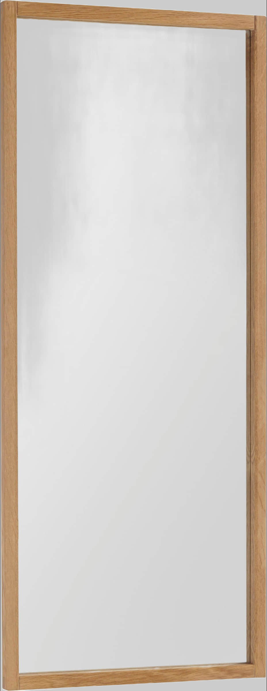 Dekoration MCA furniture MCA Alwar Solid Oak Wall Mirror - 50x120cm Hallway Mirror with Oiled Finish | Large Entryway Mirror for Small Spaces