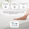 MSS e.K. MSS e.K. Aqua Deluxe 7-Zone Dual-Firmness Memory Foam Mattress (H2/H3 or H3/H4 or H5/H6) - 21cm Height, Orthopedic Support, Washable Cover - Made in Germany Kinderzimmer