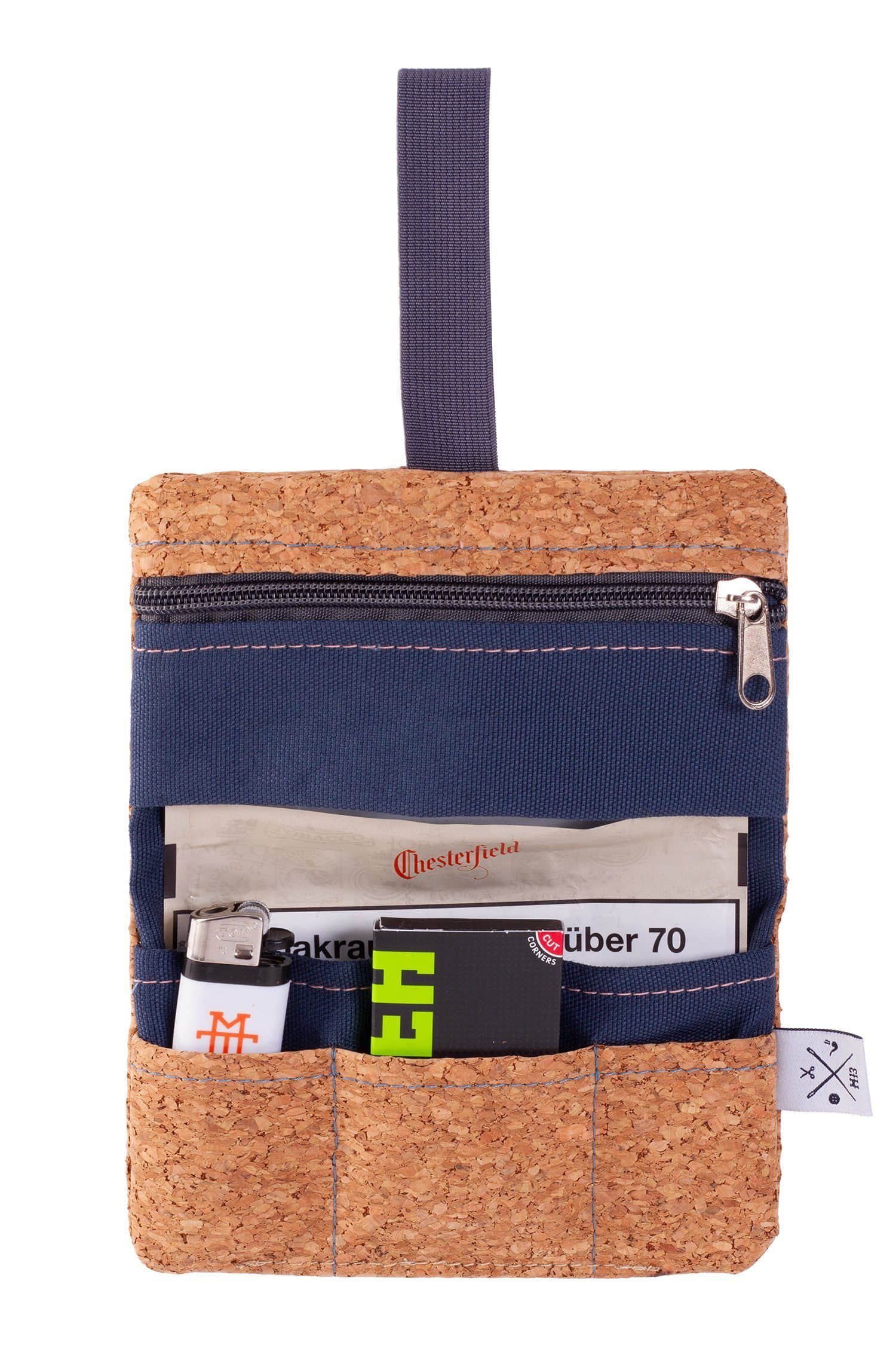Aufbewahrung Manufaktur13 Manufaktur13 Cotton Tobacco Bag (Lilac) – Premium Tabaktasche aus 100% Baumwolle mit Zusatzfach | Stylischer Drehbeutel für Tabak Metallic:
