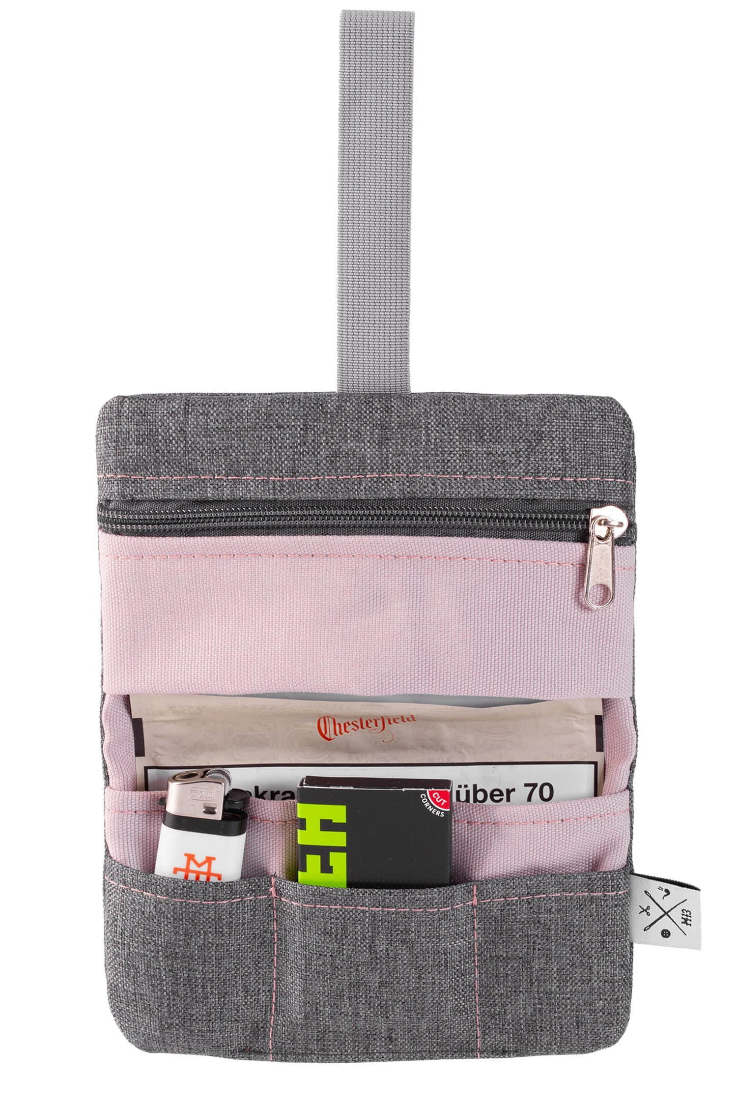 Aufbewahrung Manufaktur13 Manufaktur13 Cotton Tobacco Bag (Lilac) – Premium Tabaktasche aus 100% Baumwolle mit Zusatzfach | Stylischer Drehbeutel für Tabak Metallic:
