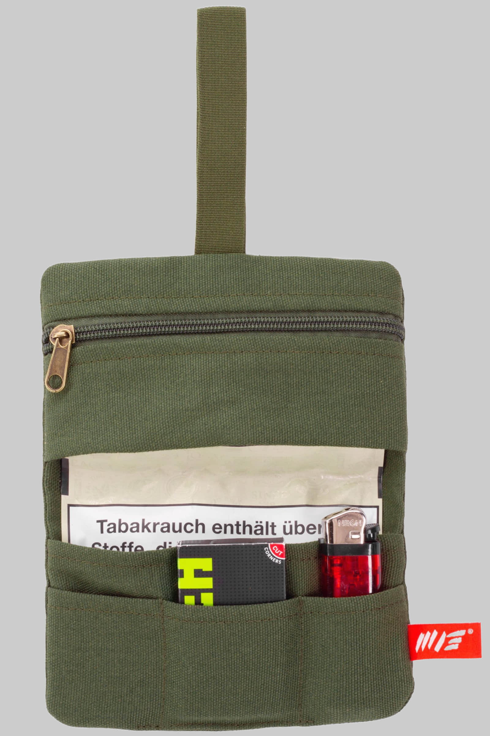 Manufaktur13 Aufbewahrung Manufaktur13 Cotton Tobacco Bag (Lilac) – Premium Tabaktasche aus 100% Baumwolle mit Zusatzfach | Stylischer Drehbeutel für Tabak Riot Gear