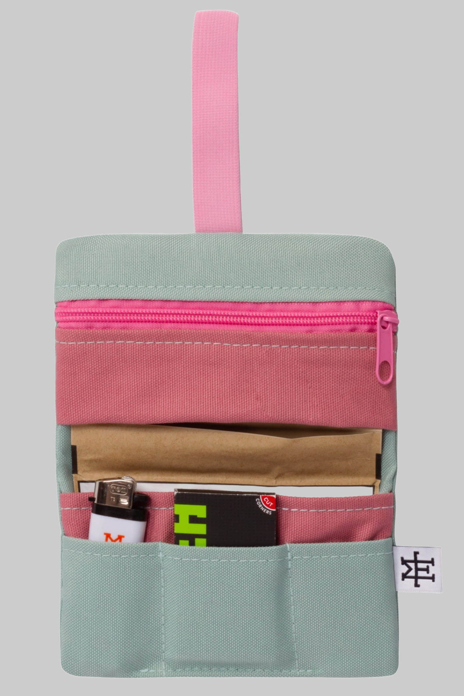 Manufaktur13 Aufbewahrung Manufaktur13 Cotton Tobacco Bag (Lilac) – Premium Tabaktasche aus 100% Baumwolle mit Zusatzfach | Stylischer Drehbeutel für Tabak Sage
