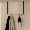 Metallbude RUBI Kleiderstange | Stabile Garderobenstange aus Metall (120cm, Schwarz) für Jacken & Kleidung | Minimalistisches Design Schwarz Garderobe & Flur Metallbude