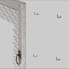 Myflair Mu00F6bel \u0026 Accessoires Aufbewahrung Myflair Möbel & Accessoires Schlüsselkasten Saskia - Weißer Shabby-Look Aufhängeschrank mit 6 Haken & Ringverschluss für Schlüssel & Schmuck