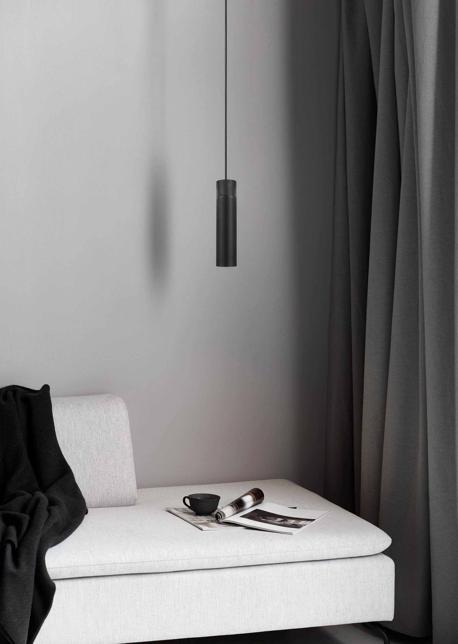 Nordlux TILO Pendant Light - FSC Ash Wood Hanging Fixture with GU10 Socket | Scandinavian Modern Design (Bulb Not Included) Nordlux Lampen