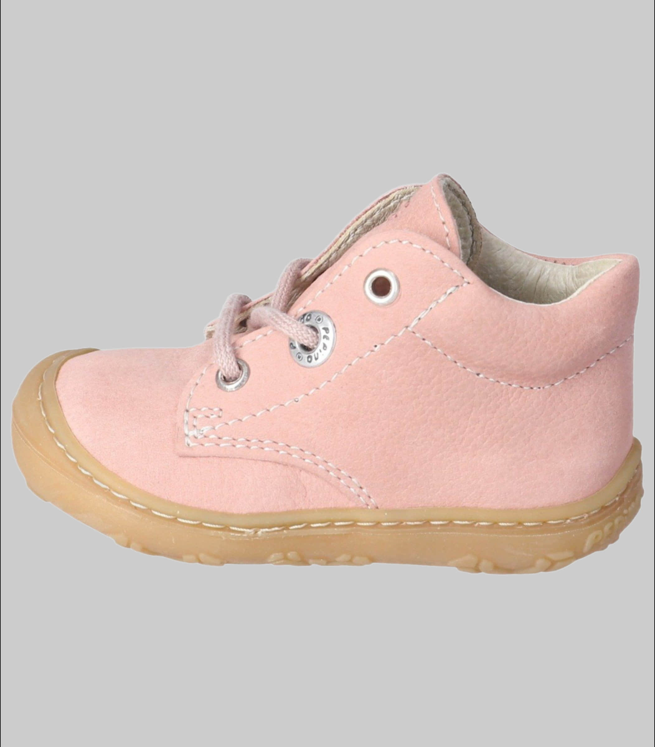 PEPINO BY RICOSTA Lauflernschuhe aus Leder | Flexible Sohle & atmungsaktiv | Für Babys & Kleinkinder (Gr. 19-28) | Rutschfest & gepolstert Hellpink Lauflernschuhe Pepino