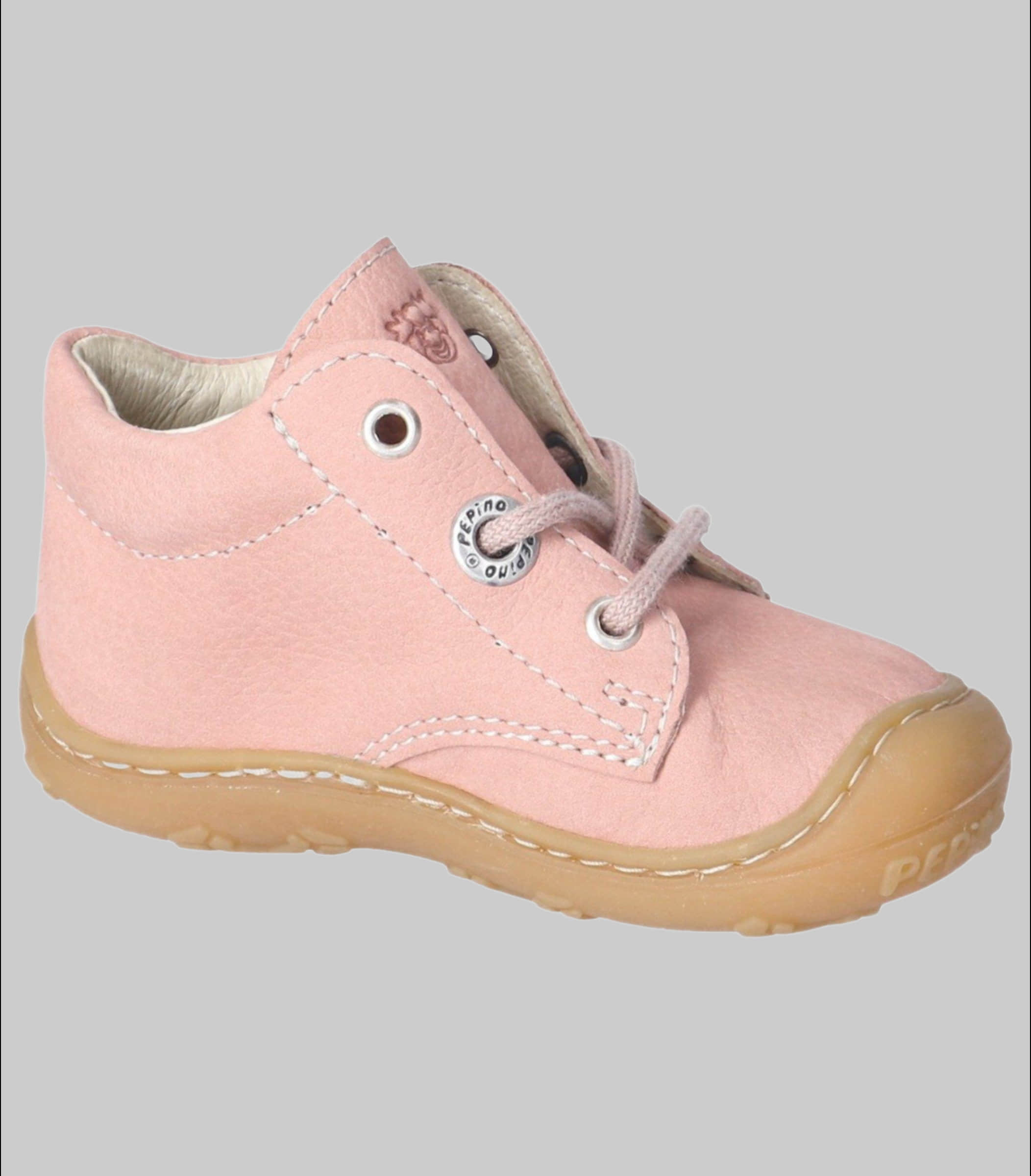 PEPINO BY RICOSTA Lauflernschuhe aus Leder | Flexible Sohle & atmungsaktiv | Für Babys & Kleinkinder (Gr. 19-28) | Rutschfest & gepolstert Hellpink Lauflernschuhe Pepino