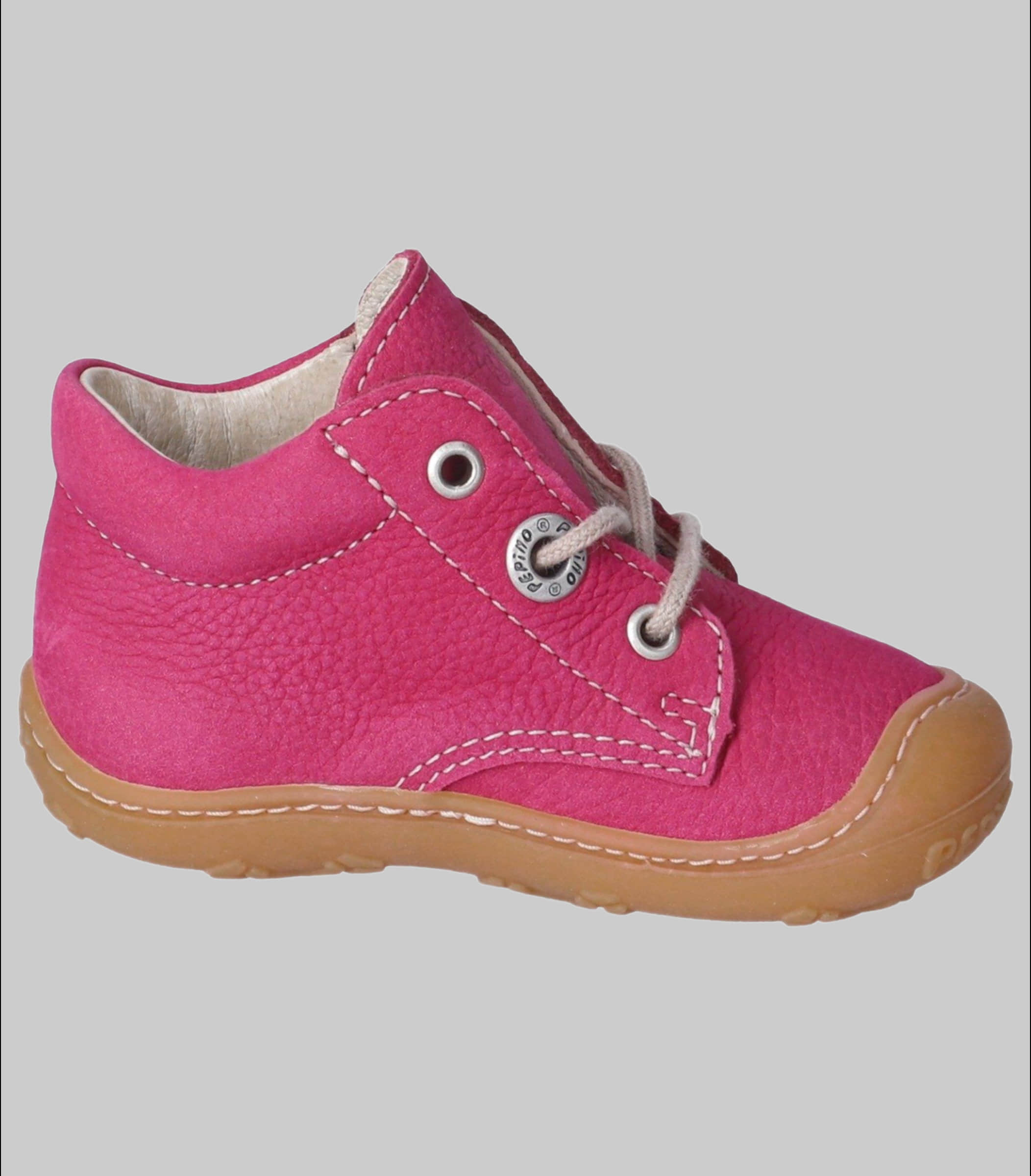 PEPINO BY RICOSTA Lauflernschuhe aus Leder | Flexible Sohle & atmungsaktiv | Für Babys & Kleinkinder (Gr. 19-28) | Rutschfest & gepolstert Pink Stiefel Pepino