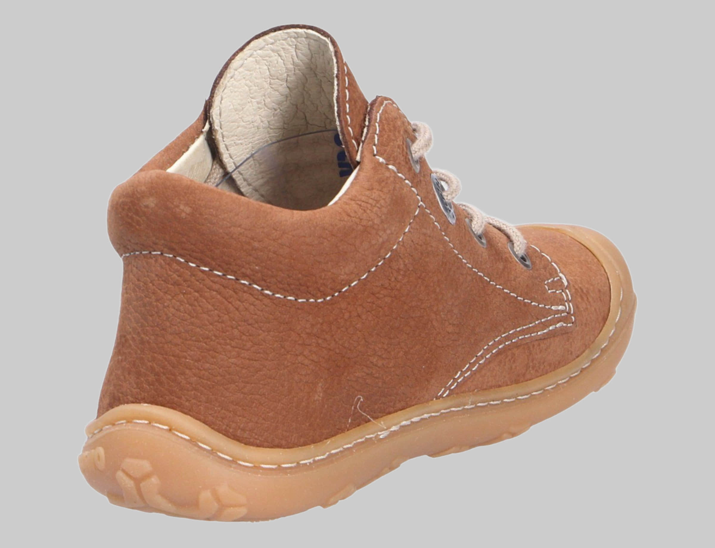 Lauflernschuhe PEPINO by RICOSTA PEPINO by RICOSTA Cory 50 WMS Mittelweite Lauflernschuh | Leder-Schnürschuh mit flexiblem Profil | WMS-System für optimale Passform | Größen 18-28 Curry