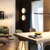 Paulmann Paulmann Belaja 79721 LED Floor Lamp - 22W Integrated LED, Warm White (2700K), 3-Step Dimmable, White/Chrome Matte Finish - Modern Living Room Lighting Lampen