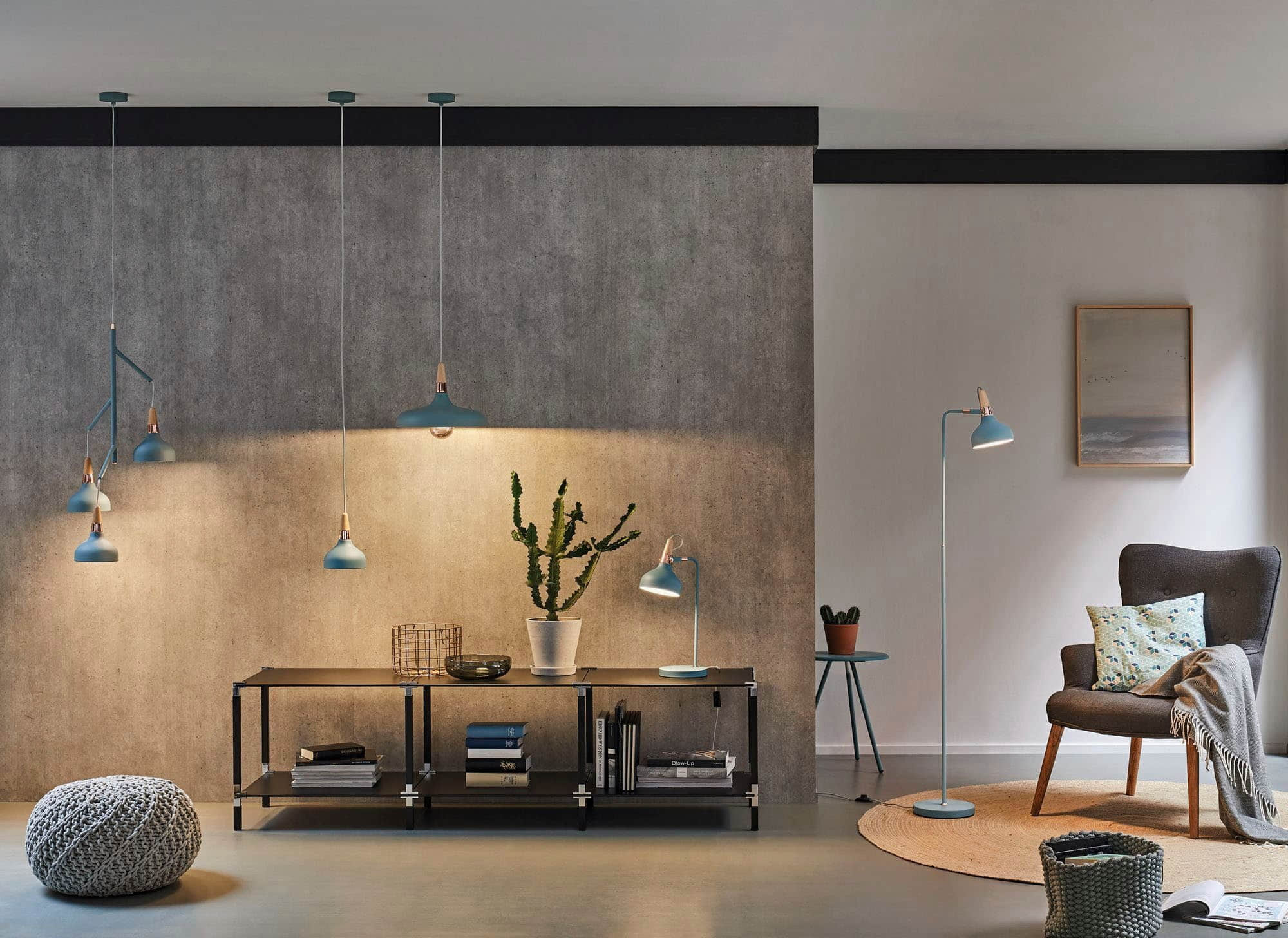 Paulmann Neordic Juna LED Pendant Light - Wood & Metal Nordic Style Hanging Lamp with E27 Socket (Bulb Not Included) - Adjustable Height Modern Ceiling Light Lampen Paulmann