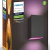 Philips Hue Lampen Philips Hue Resonate Smart Outdoor Wall Light – 16M Colors, Weatherproof IP44, Works with Alexa/Google Home – Requires Hue Bridge schwarz