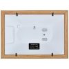 TFA Dostmann TFA Dostmann FRAMEO 10.1" Digital Picture Frame with WiFi & App (32GB Storage, Touchscreen, Weather Display) - Brown/White Dekoration