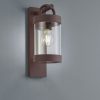 TRIO Leuchten TRIO Leuchten Sambesi Außen-Wandleuchte mit Dämmerungssensor, IP44, anthrazit, E27-Fassung, 12.5x33cm | Hochwertige LED-Außenbeleuchtung rostbraun Lampen