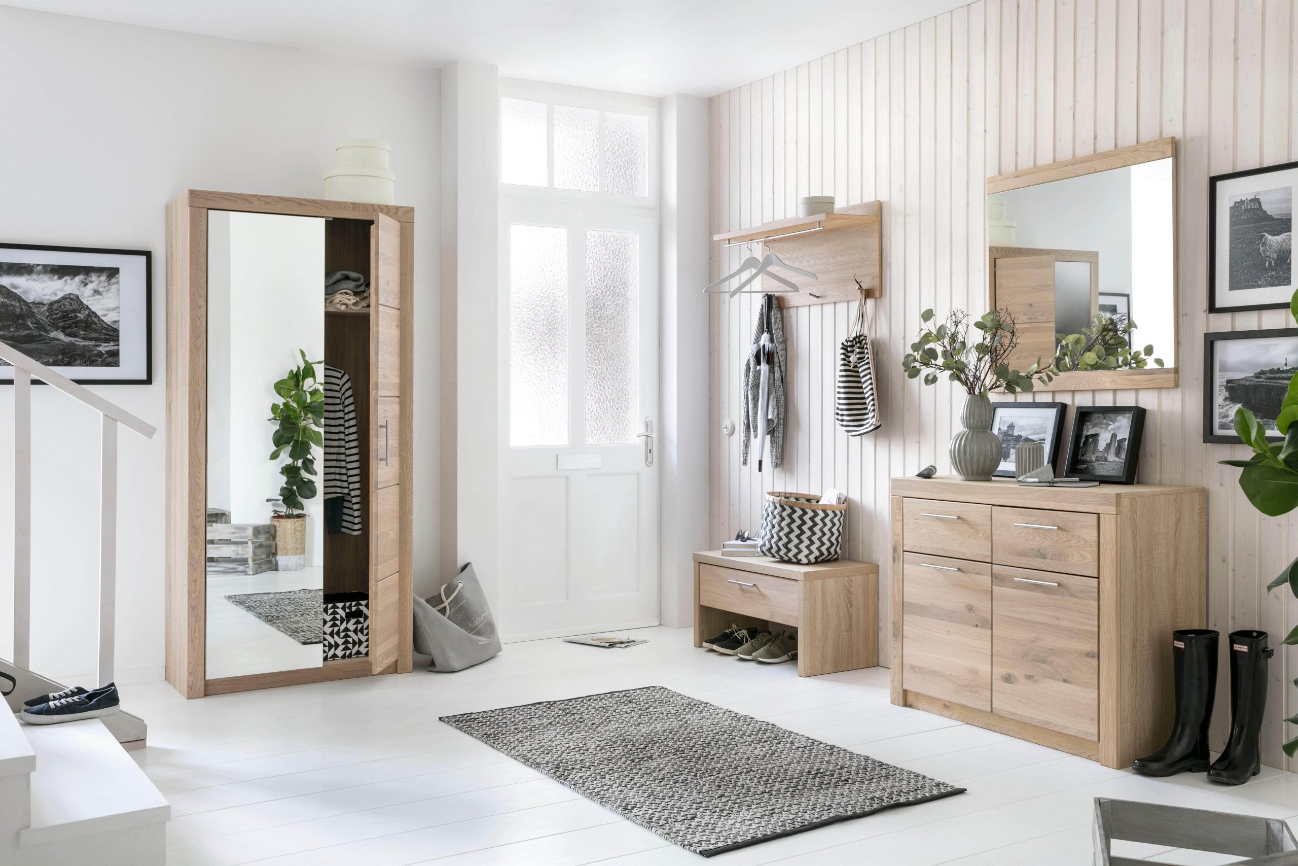 VOGL Möbelfabrik 'Simone' Solid Wood Framed Mirror - Elegant Home Decor with Premium Glass Sonoma eic VOGL Mu00F6belfabrik Dekoration