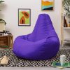 Veeva Recliner Gaming Sitzsack - Waterproof German-Made Bean Bag Chair with Ottoman for Adults & Kids lila Veeva Sessel