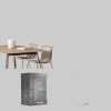 Vicco Schränke Vicco R-Line Glashängeschrank Edelgrau/Anthrazit 40 cm | Hängeglasschrank mit 2 Türen | Küchenschrank mit Einlegeboden Edelgrau