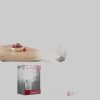 Schränke Vicco Vicco R-Line Glashängeschrank Edelgrau/Anthrazit 40 cm | Hängeglasschrank mit 2 Türen | Küchenschrank mit Einlegeboden Bordeaux H