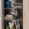 Schränke Wimex Wimex Multiraumkonzept Schrank 2-Türig Weiß | 40x80x185 cm | 5 Einlegeböden | Hochwertiger Holzwerkstoff | Stauraumwunder für Schlafzimmer & Flur Eiche säge